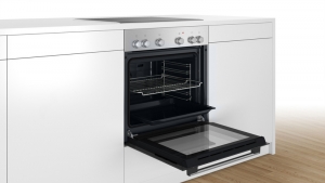 Bosch HND211AR62, SET Einbau-Backofen und Elektro-Kochfeld, HEF010BR1 + NKE645GA2E, Edelstahl, 60 cm, EEK: A, mit 5 Jahren Garantie!