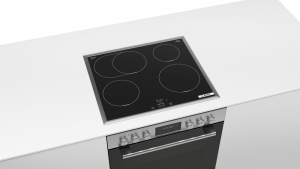 Bosch HND415LS61, SET Einbau-Backofen und Induktionskochfeld, HEA513BS1+ NIF645CB5E, Edelstahl, 60 cm, EEK: A, mit 5 Jahren Garantie!