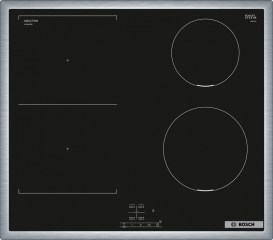 Bosch HND616LS62, SET Einbau-Backofen und Induktionskochfeld, HEA517BS1 + NVS645CB6E, Edelstahl, 60 cm, EEK: A, mit 5 Jahren Garantie!