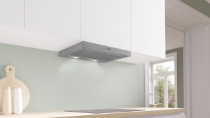 Bosch DFL063W56, Flachschirmhaube, Silber, 60cm, Mit 5 Jahren Garantie!