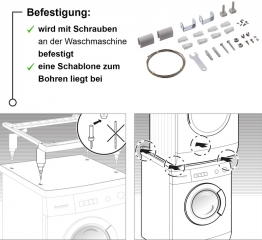 BOSCH WTZ20410, Verbindungssatz fr Waschmaschinen und Trockner