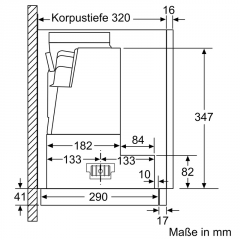 Bosch DFR067A52, Flachschirmhaube, Serie 4, Silber, 60cm, EKK: A, Mit 5 Jahren Garantie!