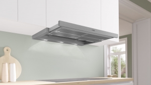 Bosch DFR097A52, Serie 4, Flachschirmhaube, Silber, 90cm, EKK: A, Mit 5 Jahren Garantie!