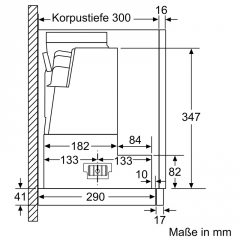 Bosch DFR097A52, Serie 4, Flachschirmhaube, Silber, 90cm, EKK: A, Mit 5 Jahren Garantie!