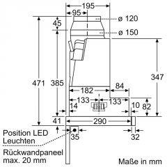 Bosch DFS067K51, Flachschirmhaube, Serie 8, Edelstahl, 60cm, EKK: A, Mit 5 Jahren Garantie!