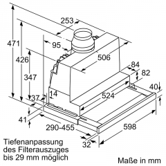 Bosch DFS067K51, Flachschirmhaube, Serie 8, Edelstahl, 60cm, EKK: A, Mit 5 Jahren Garantie!