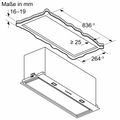 Bosch DLN87AC50, Lfterbaustein, Serie 6, Edelstahl, 86 cm, EKK: A, Mit 5 Jahren Garantie!