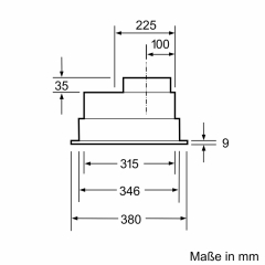 Bosch DHL755BM, L�fterbaustein, Serie 4, Silber, 75 cm, EKK: D, Mit 5 Jahren Garantie!