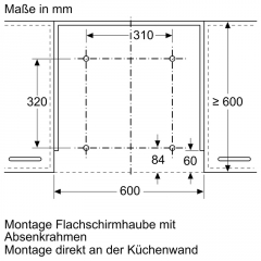 Bosch DSZ4660, Absenkrahmen