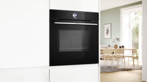 Bosch HMG7361B1, Einbau-Backofen mit Mikrowellenfunktion, Serie 8, schwarz, mit 5 Jahren Garantie!