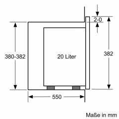 Siemens BF525LMB1, Einbau-Mikrowelle, 59 x 38 cm, iQ500, Schwarz, Edelstahl, mit 5 Jahren Garantie!