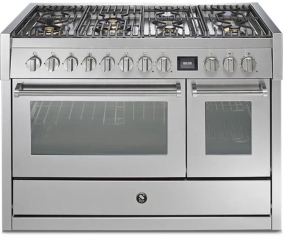 Steel Genesi 120, Rangecooker, 120 cm, Combisteam, Stainless Steel, Gaskochfeld, GQ12SF-6MSS, mit 5 Jahren Garantie!