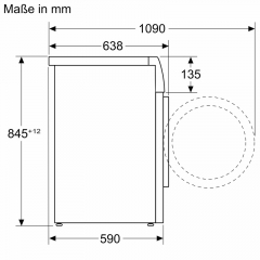 Siemens WG44B2071, iQ700, Waschmaschine, 9 kg, 1400 U/min. EKK: A, mit 5 Jahren Garantie!