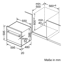 Siemens SC05IB00TE, iQ500, Einbau-Modular-Geschirrspler, 60 cm, Schwarz, EEK: E, mit 5 Jahren Garantie!