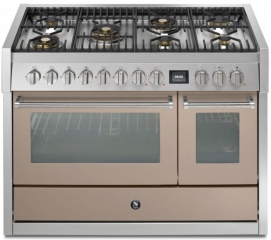 Steel Genesi 120, Rangecooker, 120 cm, Combisteam, Sabbia, Gaskochfeld, GQ12SF-6MSA, mit 5 Jahren Garantie!