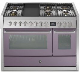 Steel Genesi 120, Rangecooker, 120 cm, Combisteam, Ametista, Gaskochfeld, GQ12SF-6TAA mit 5 Jahren Garantie!