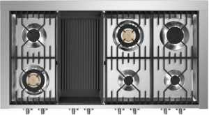 Steel Genesi 120, Rangecooker, 120 cm, Combisteam, Stainless Steel, Gaskochfeld, GQ12SF-6BSS, mit 5 Jahren Garantie!