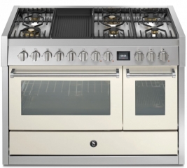 Steel Genesi 120, Rangecooker, 120 cm, Combisteam, Nuvola, Gaskochfeld, GQ12SF-6BNA, mit 5 Jahren Garantie!