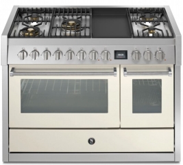 Steel Genesi 120, Rangecooker, 120 cm, Combisteam, Nuvola, Gaskochfeld, GQ12SF-4TMNA, mit 5 Jahren Garantie!