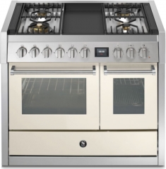 Steel Genesi 100, Rangecooker, 100 cm, Combisteam, Nuvola, Gaskochfeld, GQ10SF-4TNA, mit 5 Jahren Garantie!