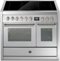 Steel Genesi 100, Rangecooker, 100 cm, Combisteam, Stainless Steel, Induktionskochfeld, GQ10SF-5FISS, mit 5 Jahren Garantie!