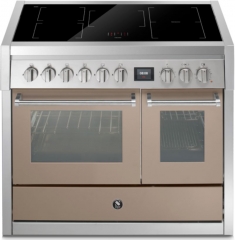 Steel Genesi 100, Rangecooker, 100 cm, Combisteam, Sabbia, Induktionskochfeld, GQ10SF-5FISA, mit 5 Jahren Garantie!