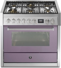 Steel Genesi 90, Rangecooker, 90 cm, Combisteam, Ametista, Gaskochfeld, GQ9S-6WAA, mit 5 Jahren Garantie!