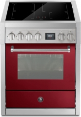 Steel Genesi 70, Rangecooker, 70 cm, Combisteam, Bordeaux, Induktionskochfeld, GQ7S-4IBR, mit 5 Jahren Garantie!