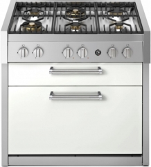 Steel Genesi 90 Cook Unit, Kchenmodul, 90 cm, Nuvola, Gaskochfeld, GQ9C-6WNA, mit 5 Jahren Garantie!