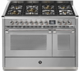 Steel Ascot 120, Rangecooker, 120 cm, Combisteam, Stainless Steel, Gaskochfeld, AQ12SF-6MSS, mit 5 Jahren Garantie!