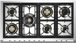 Steel Ascot 120, Rangecooker, 120 cm, Combisteam, Nero, Gaskochfeld, AQ12SF-6MBA, mit 5 Jahren Garantie!