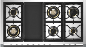 Steel Ascot 120, Rangecooker, 120 cm, Combisteam, Stainless Steel, Gaskochfeld, AQ12SF-6TSS, mit 5 Jahren Garantie!