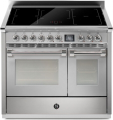 Steel Ascot 100, Rangecooker, 100 cm, Combisteam, Stainless Steel, Induktionskochfeld, AQ10SF-5FISS, mit 5 Jahren Garantie!