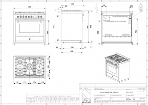 Steel Ascot 90, Rangecooker, 90 cm, Combisteam, Stainless Steel, Gaskochfeld, AQ9S-6WSS, mit 5 Jahren Garantie!