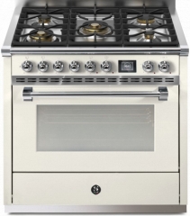 Steel Ascot 90, Rangecooker, 90 cm, Combisteam, Nuvola, Gaskochfeld, AQ9S-4MNA, mit 5 Jahren Garantie!