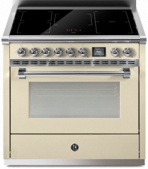 Steel Ascot 90, Rangecooker, 90 cm, Combisteam, Crema, Induktionskochfeld, AQ9S-5FICR, mit 5 Jahren Garantie!