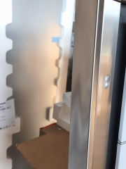 Einzelstck # 3398 Novy Flat'line 7660 Inselhaube, Edelstahl, 120cm, mit 5 Jahren Garantie