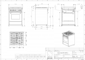 Steel Ascot 70, Rangecooker, 70 cm, Combisteam, Stainless Steel, Gaskochfeld, AQ7S-4SS, mit 5 Jahren Garantie!