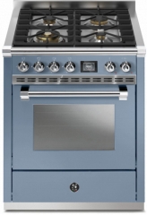 Steel Ascot 70, Rangecooker, 70 cm, Combisteam, Celeste, Gaskochfeld, AQ7S-4CE, mit 5 Jahren Garantie!