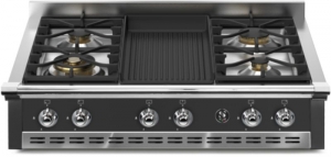 Steel Ascot 90 Cooktop, Einbau-Gaskochfeld, 90 cm, Anthracite, A9-4BAN, mit 5 Jahren Garantie!