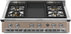 Steel Ascot 90 Cooktop, Einbau-Gaskochfeld, 90 cm, Sabbia, A9-4TSA, mit 5 Jahren Garantie!