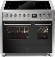 Steel Enfasi 100, Rangecooker, 100 cm, Multifunktionsbackofen, Anthracite, Induktionskochfeld, EQ10FF-5FIAN, mit 5 Jahren Garantie!