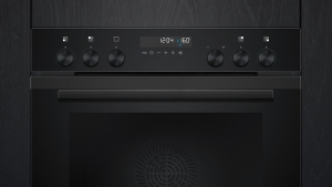 Siemens PQ522KAAB, SET iQ500 Einbaubackofen HE278GBB3 deep black inox + Elektrokochfeld iQ300, EA631GNA1E, EEK: A+, mit 5 Jahren Garantie!