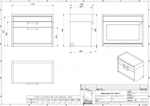 Steel Genesi Modular System, Arbeitstisch, 120 cm, Stainless Steel, GQ12C-PSS, mit 5 Jahren Garantie!