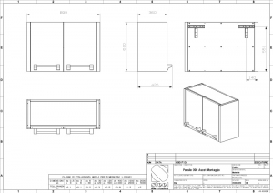 Steel Ascot Modular System, Hngeschrank, 90 cm, Stainless Steel, AP9S-SSS, mit 5 Jahren Garantie!