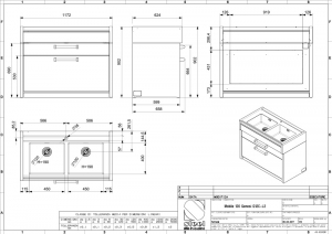 Steel Genesi Modular System, Splenmodul, 120 cm, Stainless Steel, GQ12C-L2SS, mit 5 Jahren Garantie!