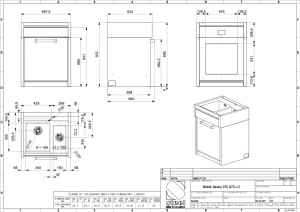 Steel Genesi Modular System, Splenmodul, 70 cm, Stainless Steel, GQ7S-L2SS, mit 5 Jahren Garantie!