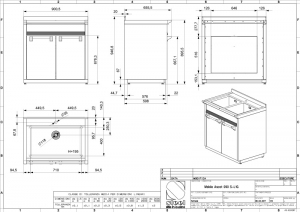 Steel Ascot Modular System, Splenmodul, 90 cm, Stainless Steel, A9S-L1GSS, mit 5 Jahren Garantie!