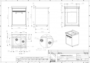 Steel Ascot Modular System, Splenmodul, 70 cm, Stainless Steel, A7S-L2SS, mit 5 Jahren Garantie!