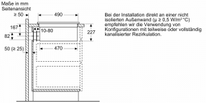 Bosch PVQ811H26E, Induktionskochfeld mit Dunstabzug, Serie 6, 80 cm, Rahmenlos aufliegend, mit 5 Jahren Garantie!